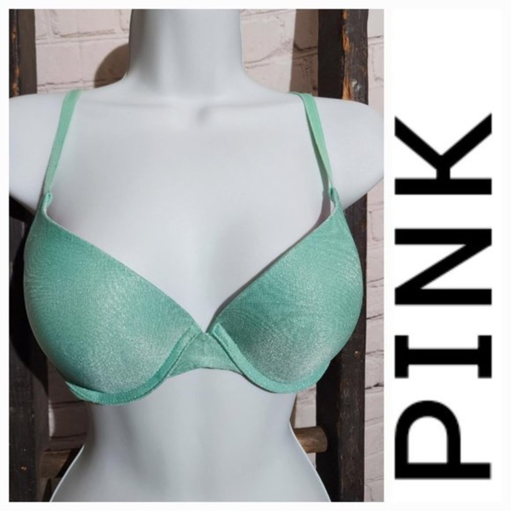 Pink Victoria's Secret 34D Bra Wear Everywhere‎ Push Up